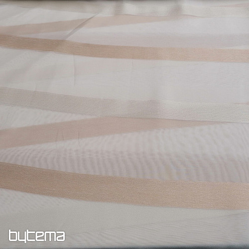 Voile curtain STRIPES GOLD