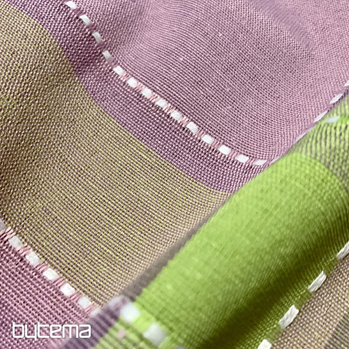 Purple tablecloth with green 85x85 cm