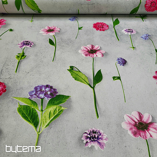 Decorative fabric FLOWERS