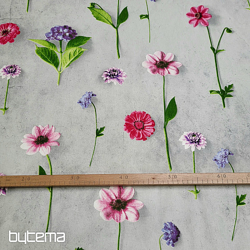 Decorative fabric FLOWERS
