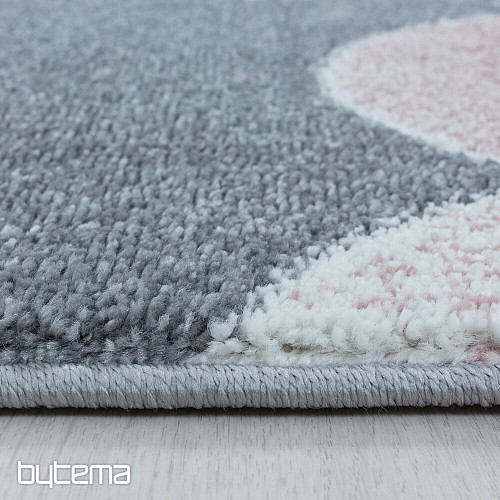 Luxury children's piece rug FUNNY pink marigold