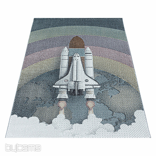 Luxury children's piece rug FUNNY shuttle