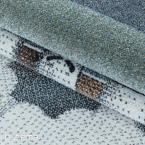 Luxury children's piece rug FUNNY shuttle