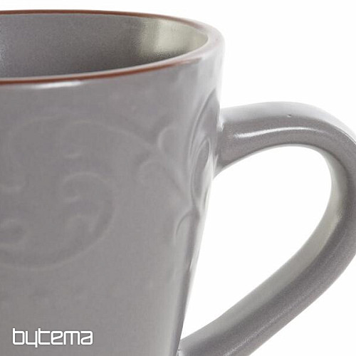 GRAY RELIEF mug 325ml gray