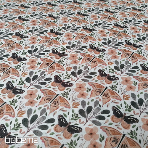 Cotton fabric BUTTERFLIES