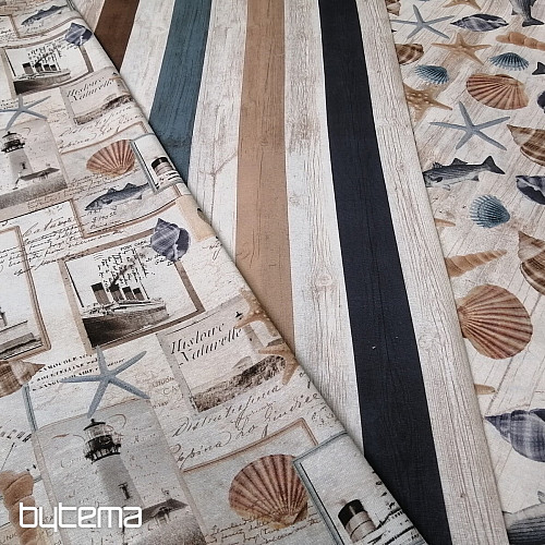 Ocean decorative fabric