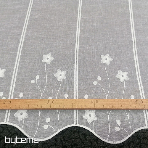 Stained glass curtain embroidered 11768/0001