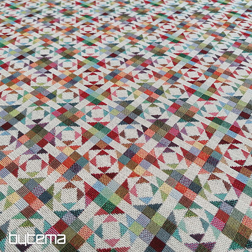 Tapestry fabric KALEIDOSCOPE
