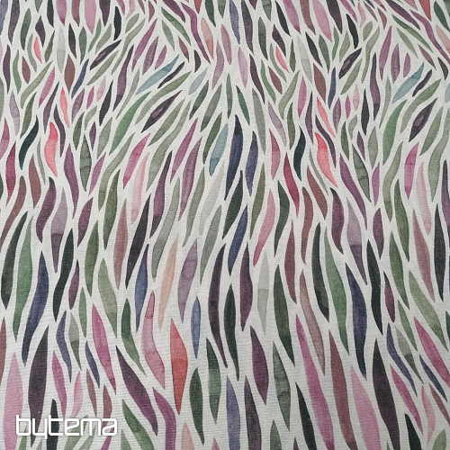 Decorative fabric Izaro green-purple