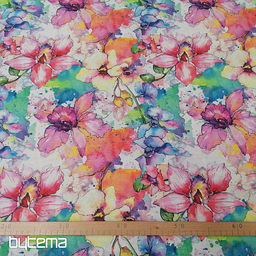 Decorative fabric URSULA FLOWERS