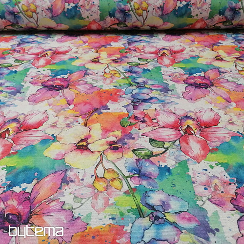 Decorative fabric URSULA FLOWERS