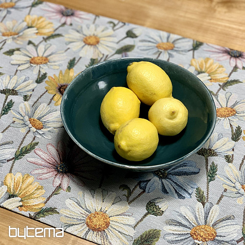 Tapestry tablecloth and scarf DAISY