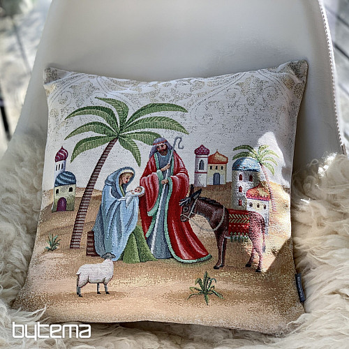Christmas tapestry covering JERUSALEM