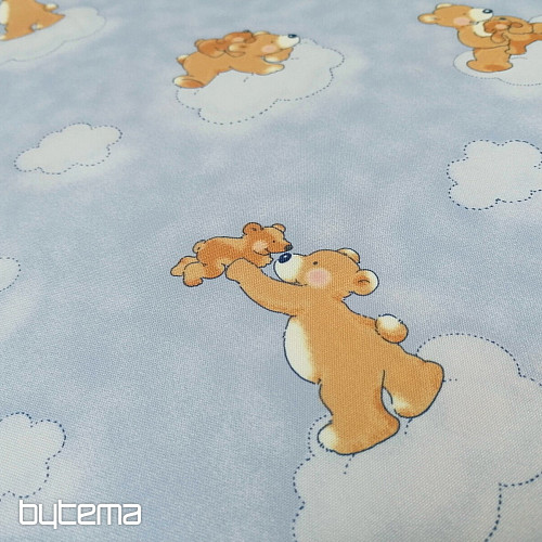 Decorative fabric BLUE TEDDY