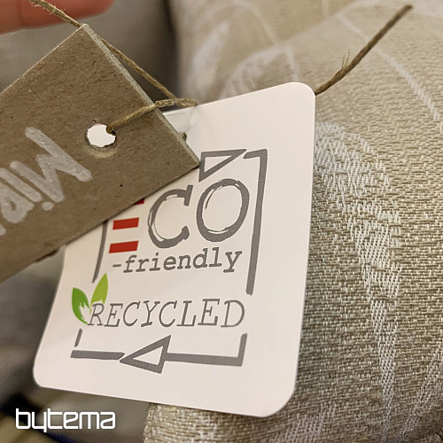 Decorative fabric ECO Pino 90 light gray