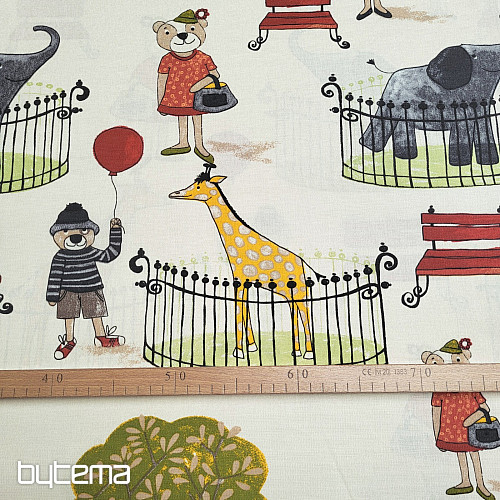 Childrens cotton fabric PARK