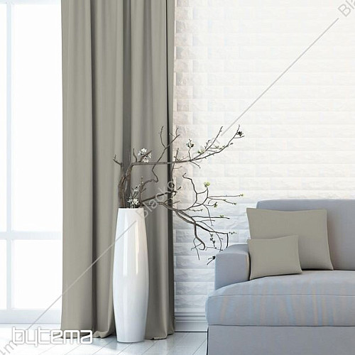 Decorative fabric BLACKOUT for curtains light gray 164