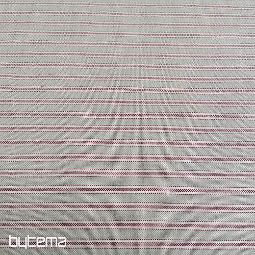 Decorative fabric Iris stripes - burgundy 65