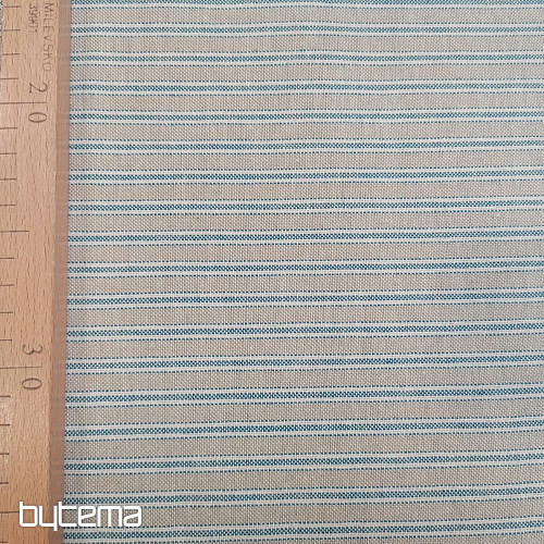 Decorative fabric Iris stripes - blue 77