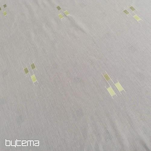 Voile curtain 12106/180/04 green pattern