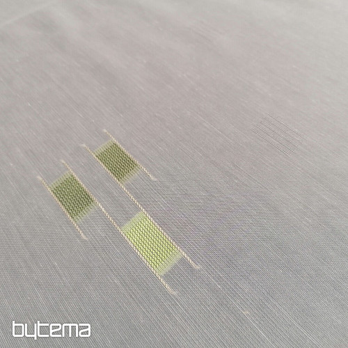 Voile curtain 12106/180/04 green pattern