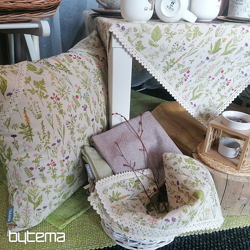 Tablecloths and scarves Herbs