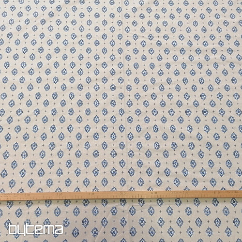 Cotton with Teflon treatment - Leaves with border