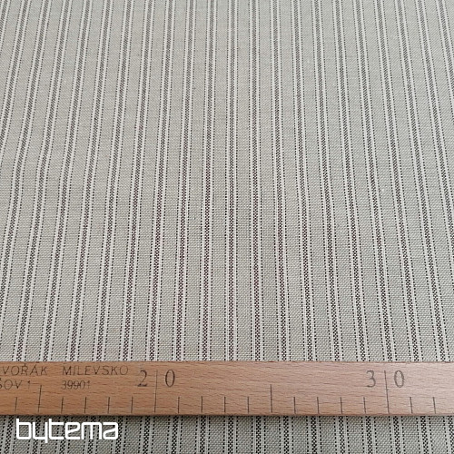 Decorative fabric Iris stripes - brown 55