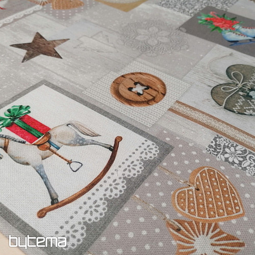 Christmas decoration fabric Christmas decoration