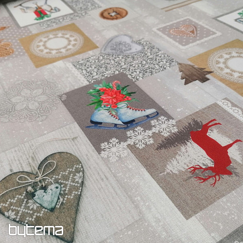 Christmas decoration fabric Christmas decoration