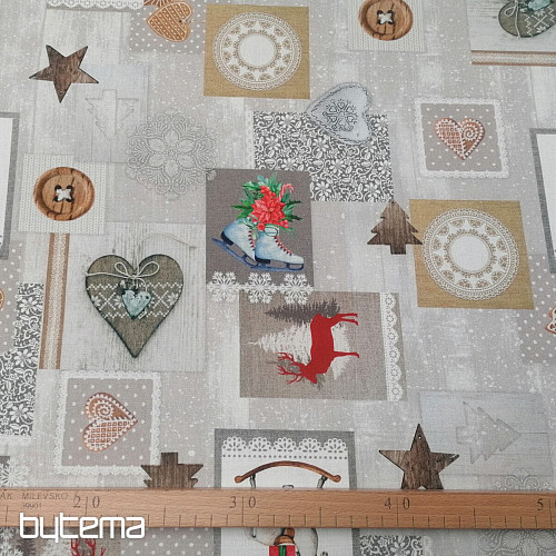 Christmas decoration fabric Christmas decoration