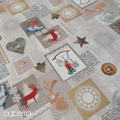 Christmas decoration fabric Christmas decoration
