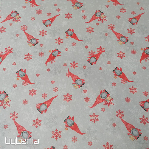 Elves Christmas decorative fabric