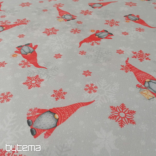 Elves Christmas decorative fabric