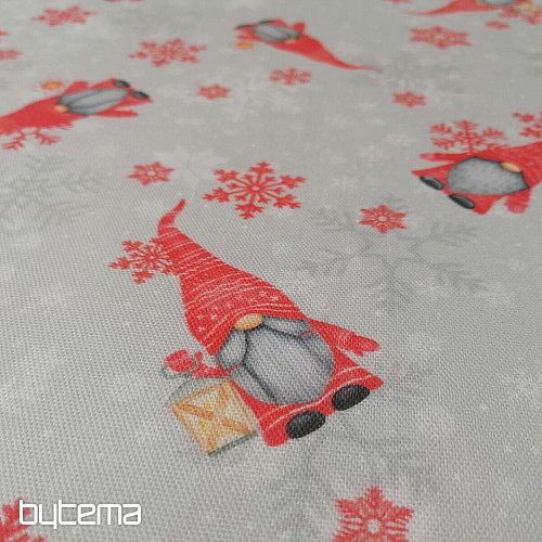 Elves Christmas decorative fabric