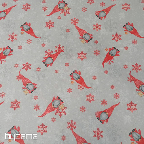 Elves Christmas decorative fabric
