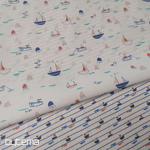 Cotton fabric Ships