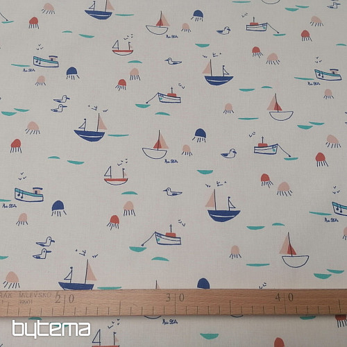 Cotton fabric Ships