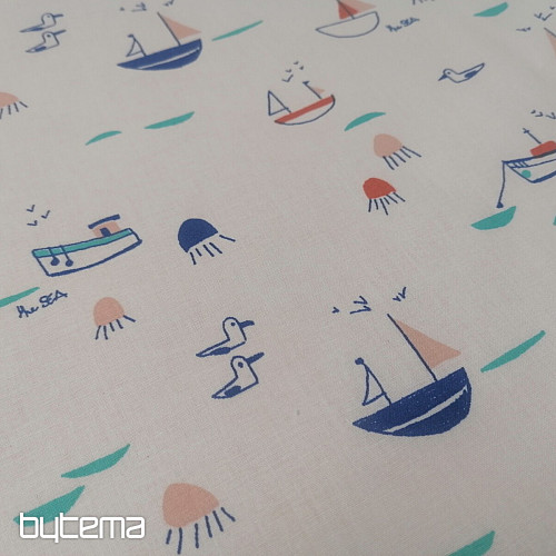 Cotton fabric Ships