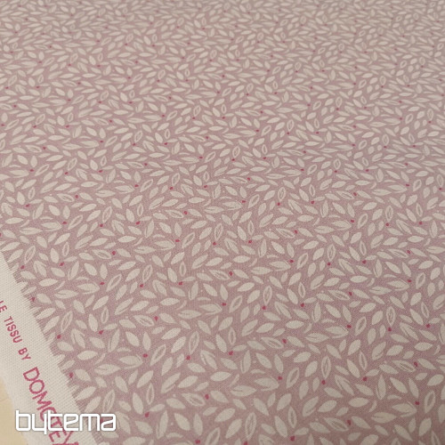 Cotton fabric Zalia pink