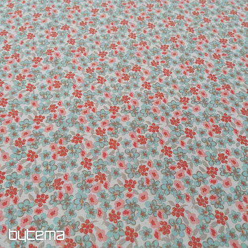 Cotton fabric Lilac flowers