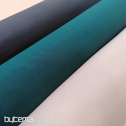 Cotton fabric UNI SMETANA coarse cotton 220g