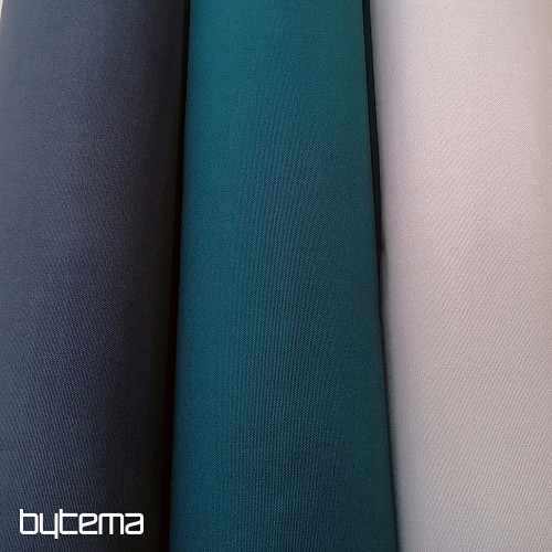 Cotton fabric UNI turquoise dark cotton 220g