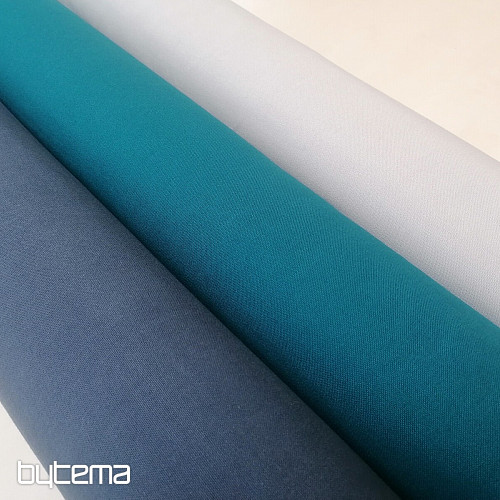Cotton fabric UNI turquoise dark cotton 220g