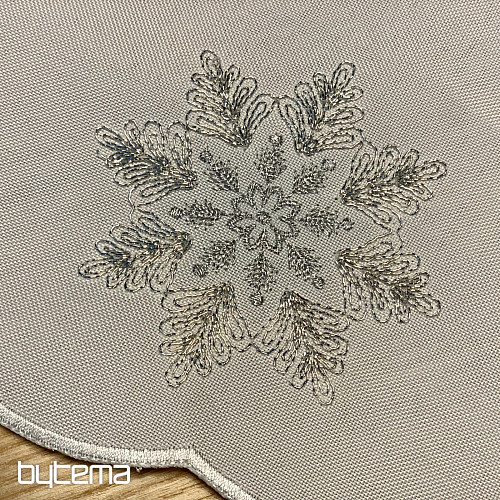 Christmas tablecloth - flakes