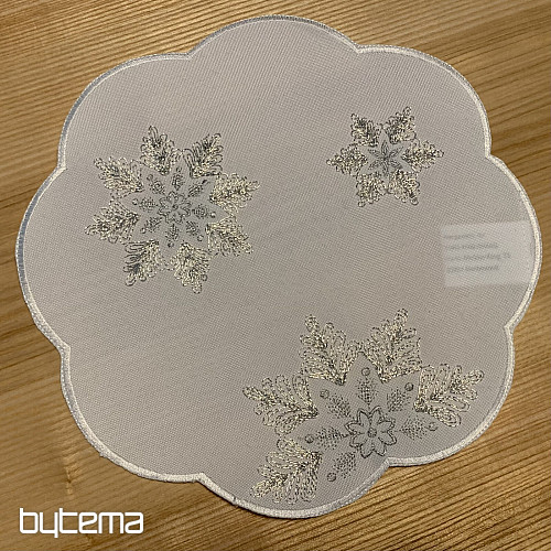 Christmas tablecloth - flakes