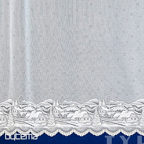 Jacquard curtain - WINTER LANDSCAPE A383101