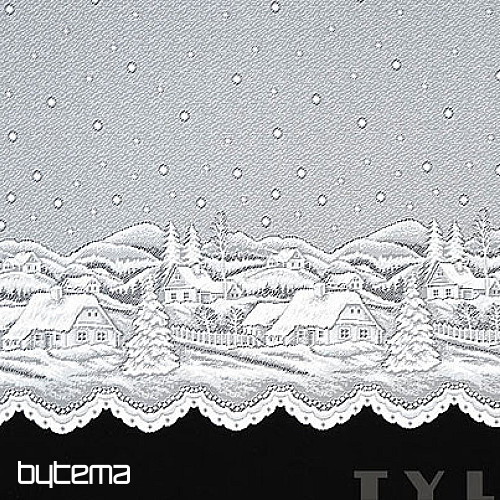 Jacquard curtain - WINTER LANDSCAPE A383101