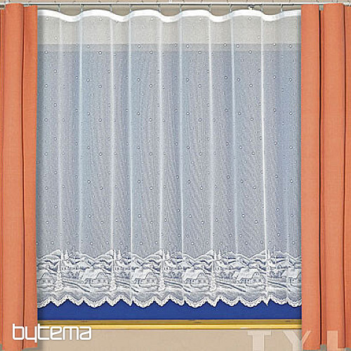 Jacquard curtain - WINTER LANDSCAPE A383101