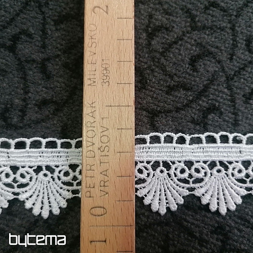 Lace 5541/01- 4 cm white